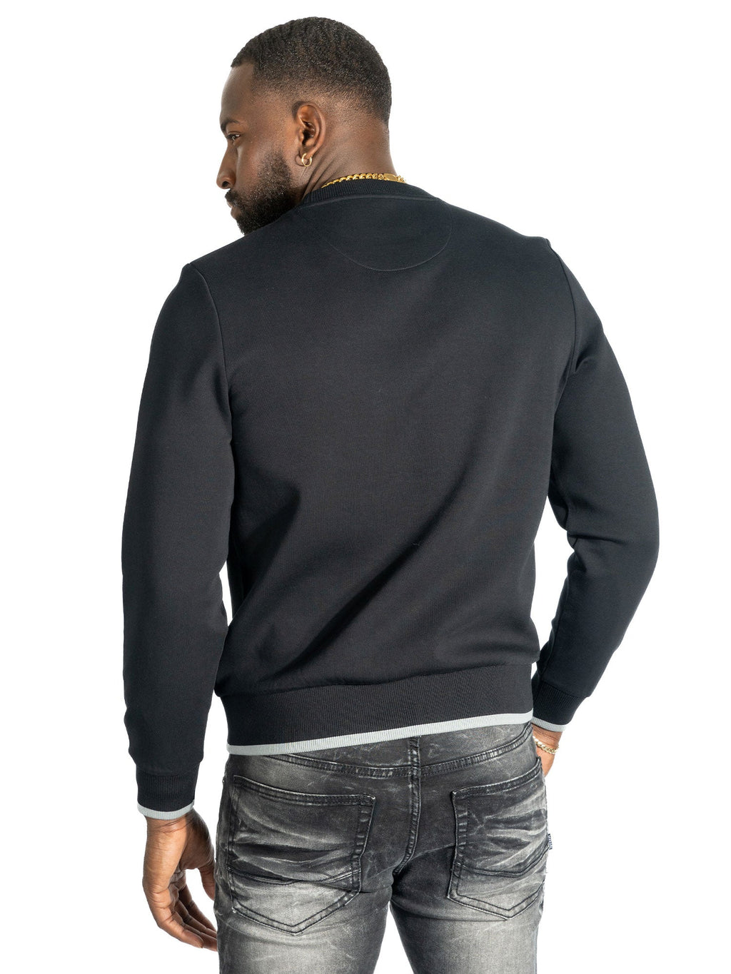 M4355 Lorenzo MK Crewneck - Black