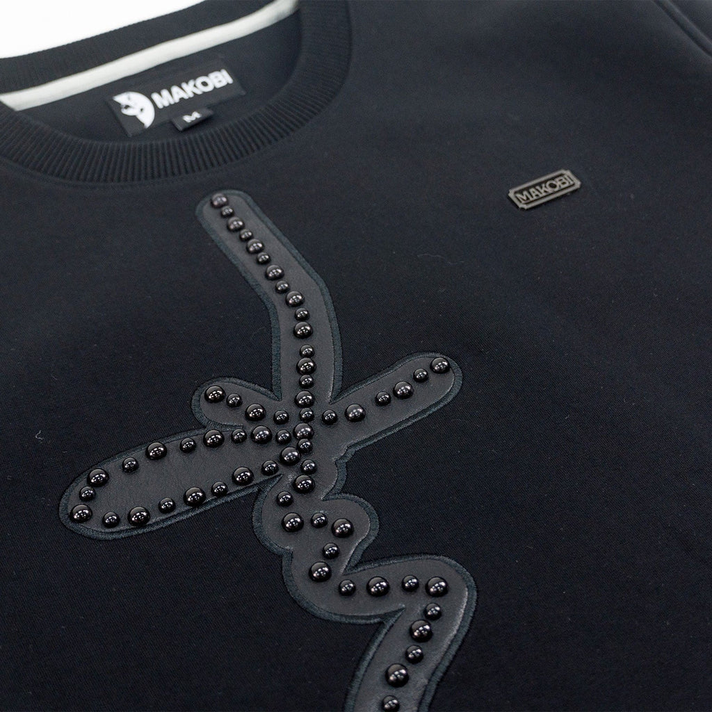 M4355 Lorenzo MK Crewneck - Black