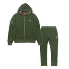 M4356 Berteli Jacquard Hoody Set - Olive