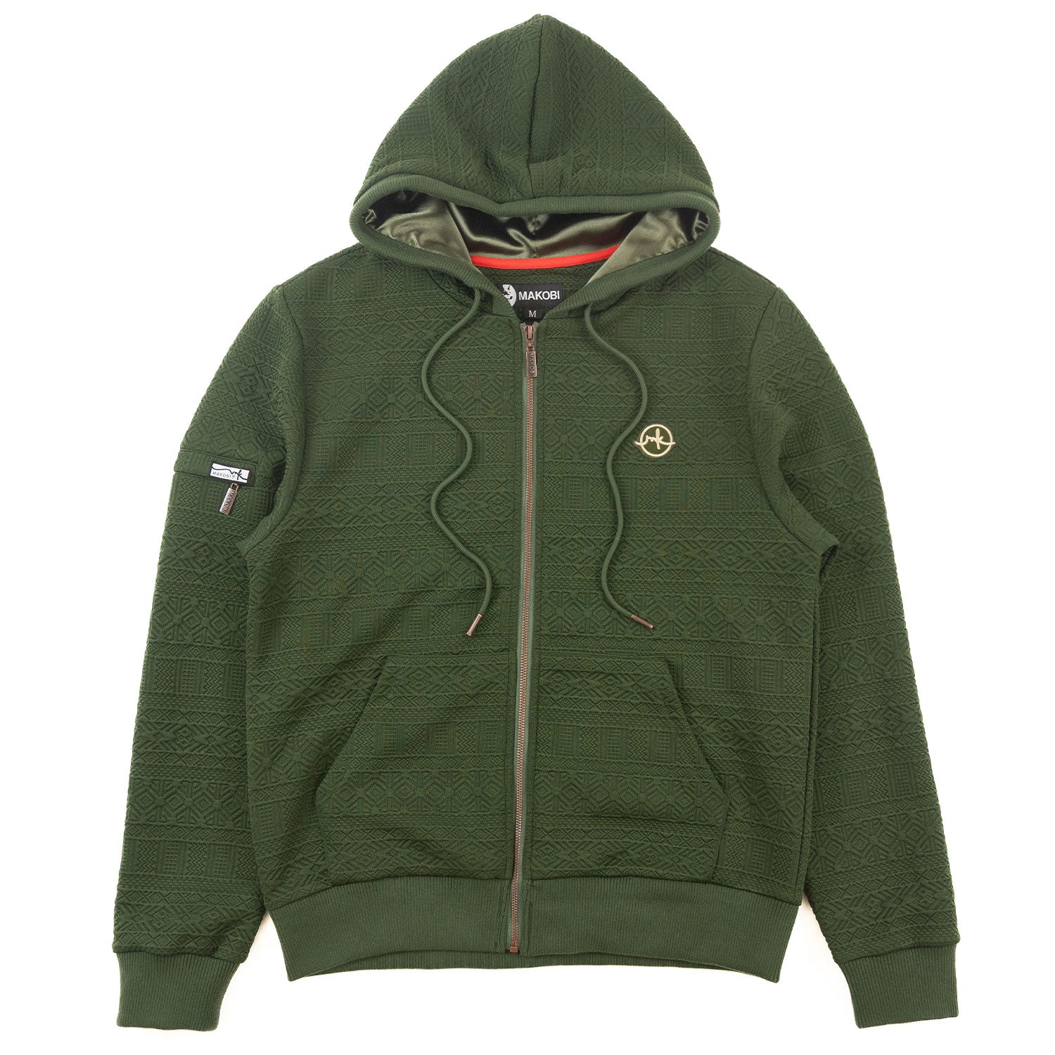 M4356 Berteli Jacquard Hoody Set - Olive