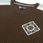 M4555 Lorenzo Jacquard Crewneck - Brown