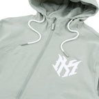 M4634 Adorni Zip Up Hoodie - Gray