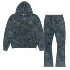 M5455 Lorenzino Zip-Up Hoodie Set - Black