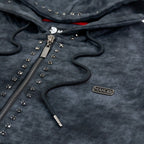 M5455 Lorenzino Zip-Up Hoodie Set - Black