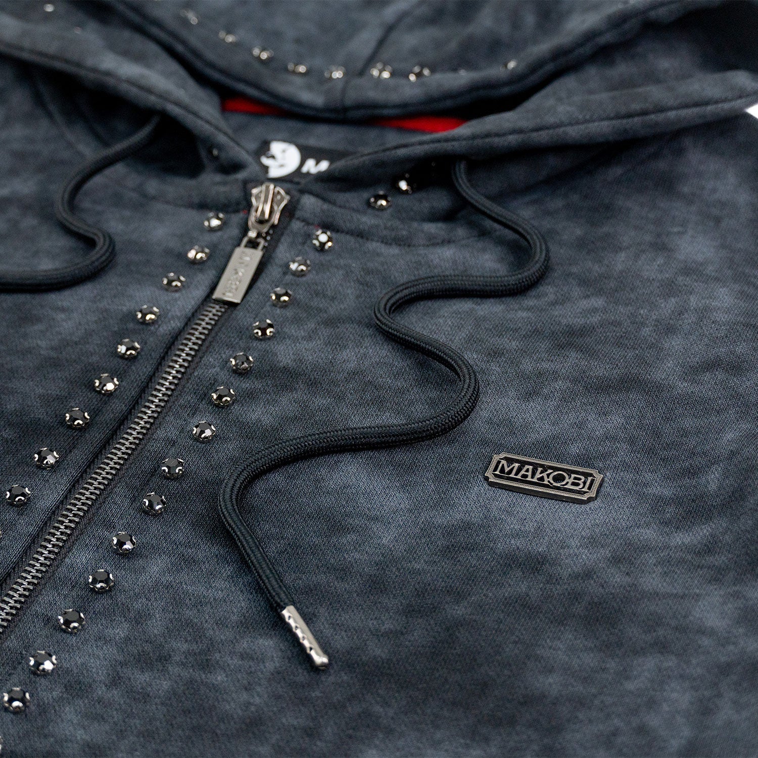 M5455 Lorenzino Zip-Up Hoodie Set - Black