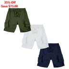 M605 Sorrento Fleece Shorts Set of 3