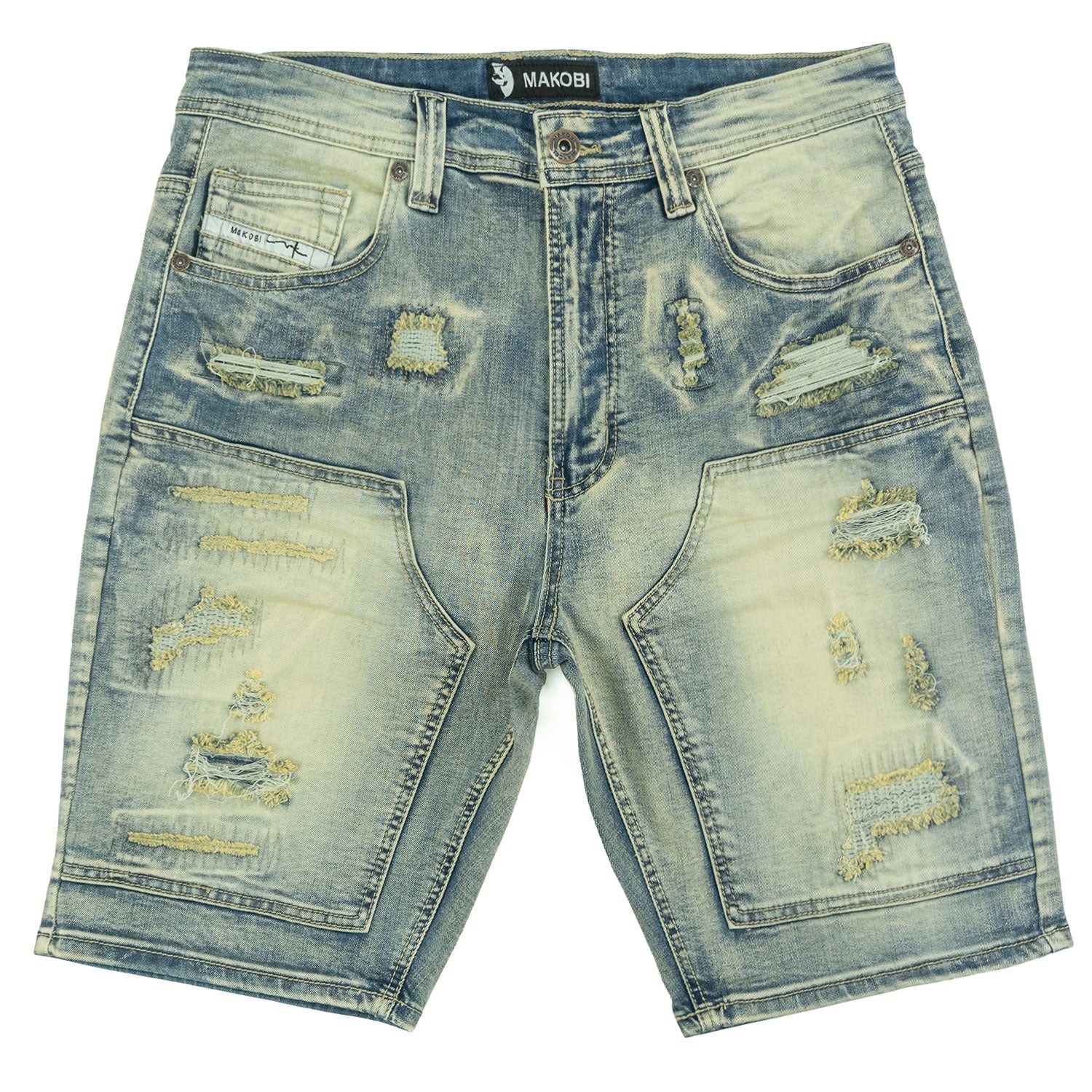 M904 Prego Denim Shorts - Dirt