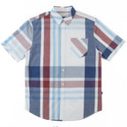 V842 Robert Plaid Button-Down Shirt - Navy