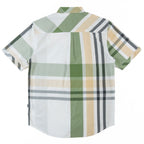 V842 Robert Plaid Button-Down Shirt - Olive