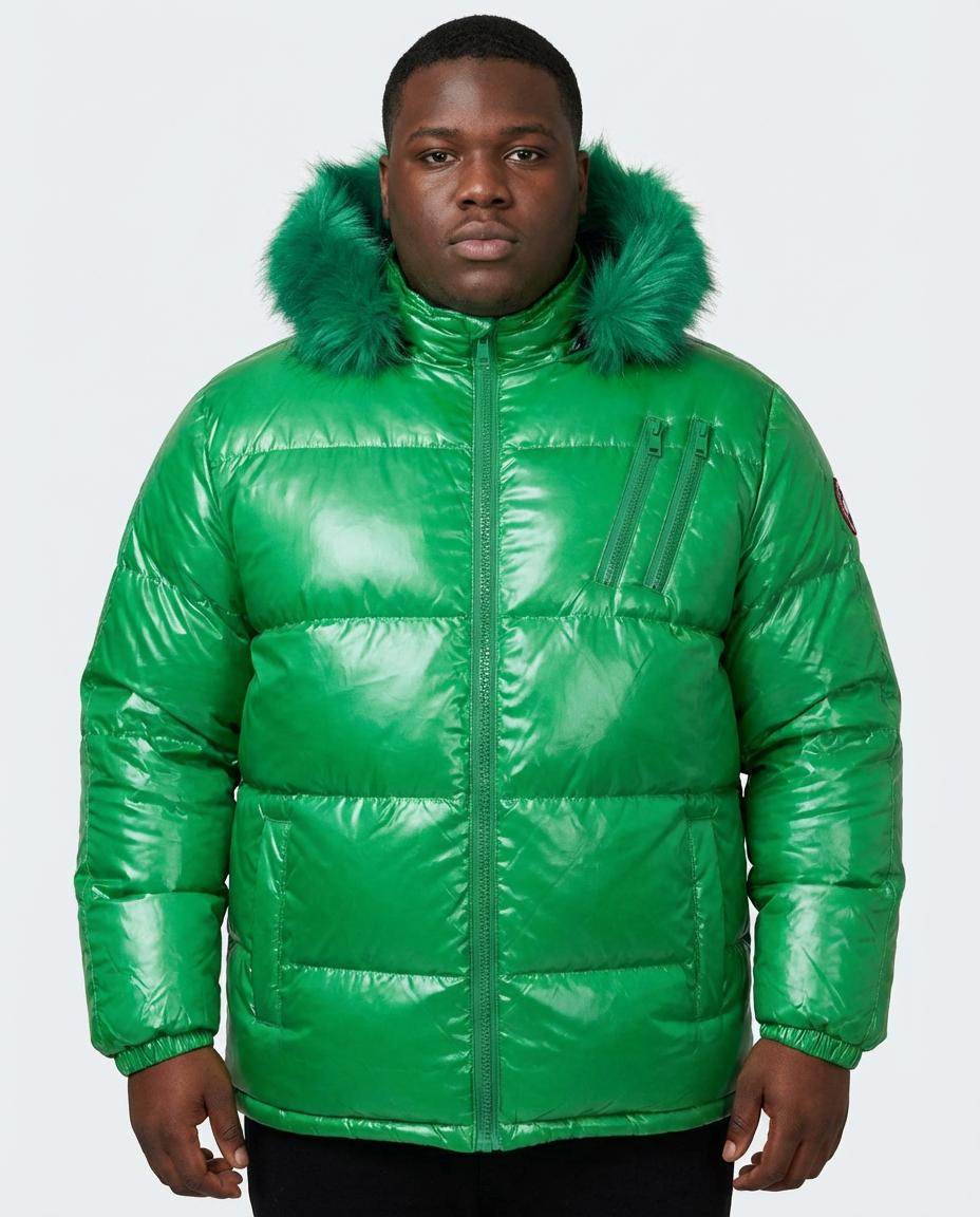 M7700 Skittles Puffer Jacket - Green